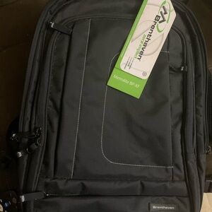 Brenthaven Black Laptop Backpack